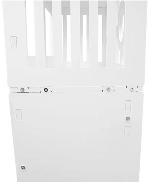 4-Laags Badkamervloerkast – Ruimtebesparende Toiletopbergkast van PVC (48×23×150 cm)