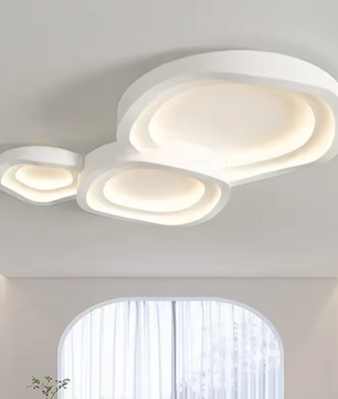 Minimalistische Witte LED Plafondlamp – Moderne Aluminium Lamp