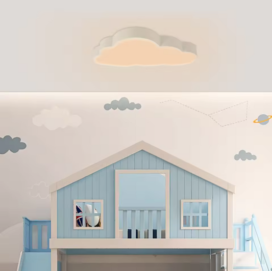 Cloud LED Plafondlamp – Moderne Minimalistische Kinderkamer Verlichting
