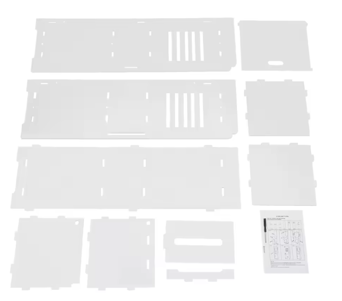 4-Laags Badkamerkast – Waterdichte PVC Opbergkast voor Handdoeken en Cosmetica