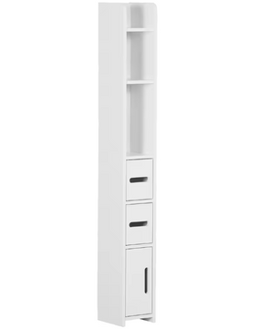 Smalle Badkamerkast met 3 Deuren – Hoge Opbergkast 120 cm