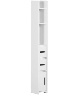 Smalle Badkamerkast met 3 Deuren – Hoge Opbergkast 120 cm