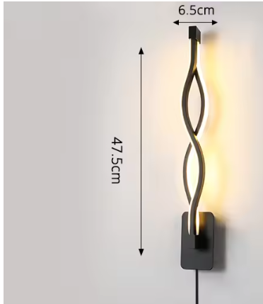 Moderne Minimalistische Wandlamp – LED Verlichting voor Slaapkamer, Woonkamer & Gang