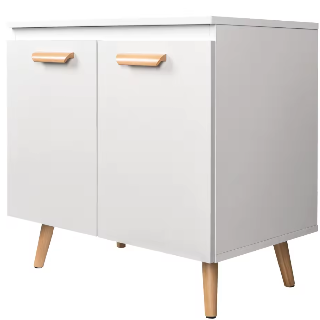 Badkamer Onderkast met Deuren – Vrijstaand Wastafelmeubel 60 cm