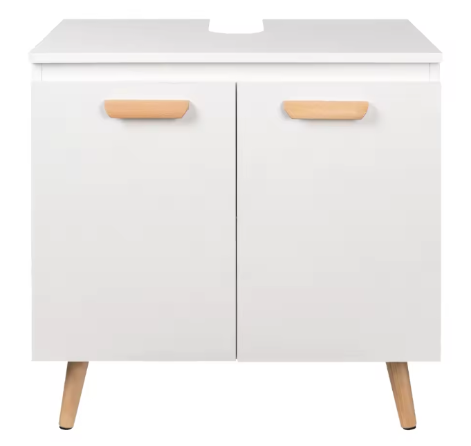 Badkamer Onderkast met Deuren – Vrijstaand Wastafelmeubel 60 cm