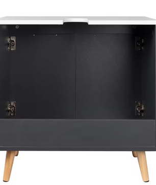 Badkamer Onderkast met Deuren – Vrijstaand Wastafelmeubel 60 cm