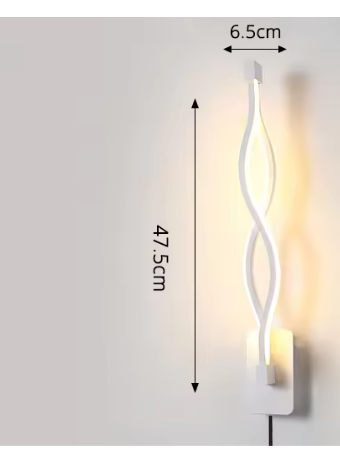 Moderne Minimalistische Wandlamp – LED Verlichting voor Slaapkamer, Woonkamer & Gang