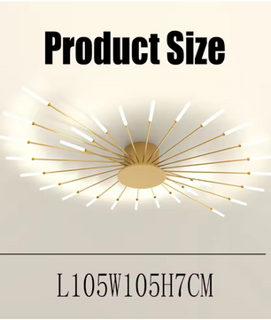 Moderne LED Plafondlamp – 28W Kroonluchter met Natuurlijk Licht 4500K