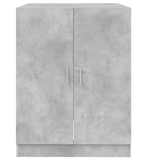 Elektrische Wasmachinekast Betongrijs – Ruimtebesparende Onderkast 71 cm