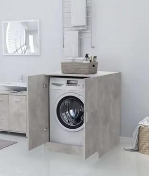 Elektrische Wasmachinekast Betongrijs – Ruimtebesparende Onderkast 71 cm