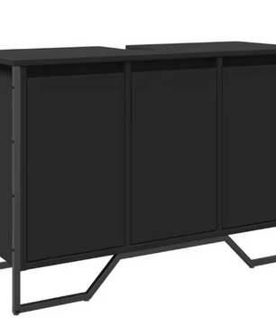 Zwarte Wastafelkast 91 cm – Moderne Badkamer Opbergkast