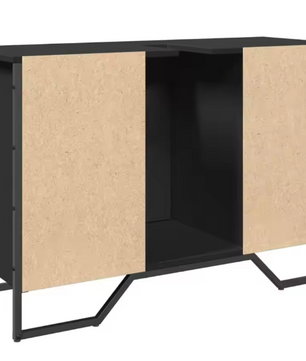 Zwarte Wastafelkast 91 cm – Moderne Badkamer Opbergkast