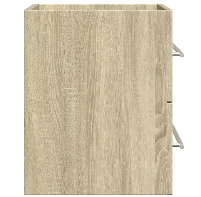 Sonoma Eiken Wastafelkast – Moderne Badkamer Opbergkast 60 cm