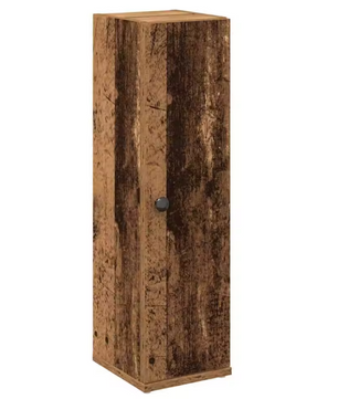 Vintage Houten Badkamerkast – Rustieke Opbergkast met Handdoekhouder (72 cm)