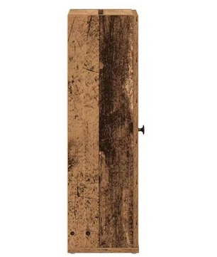 Vintage Houten Badkamerkast – Rustieke Opbergkast met Handdoekhouder (72 cm)