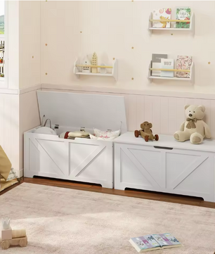 Speelgoedbank met Opbergruimte – 76L Zitbank 100×47×40 cm