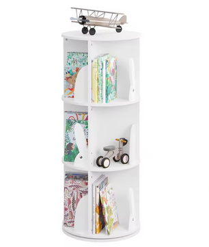 Roterende Kinderboekenkast – 360° Draaibare Boekenkast 40×97 cm