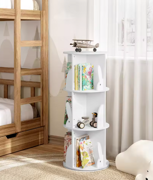 Roterende Kinderboekenkast – 360° Draaibare Boekenkast 40×97 cm