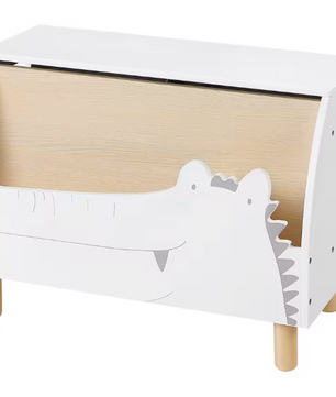 Kinderboekenkast met Speelgoedopbergbank – 60×44×30 cm