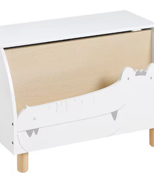 Kinderboekenkast met Speelgoedopbergbank – 60×44×30 cm