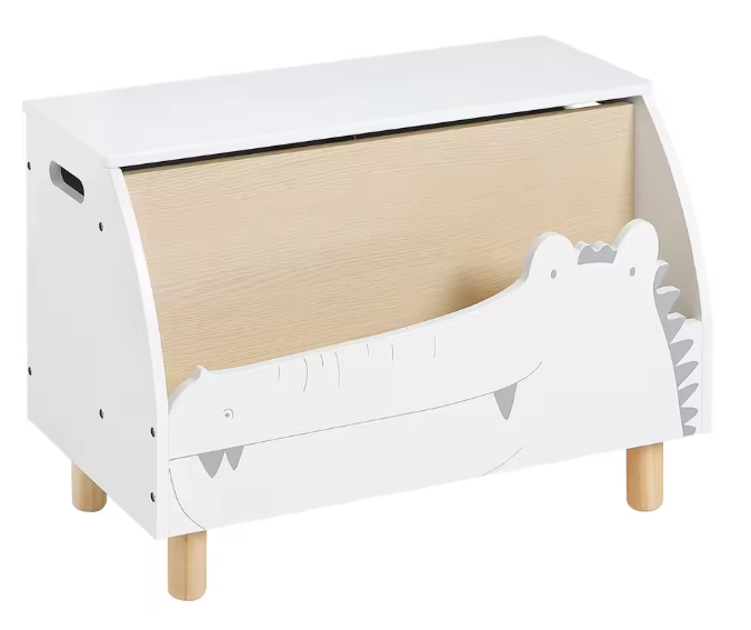 Kinderboekenkast met Speelgoedopbergbank – 60×44×30 cm