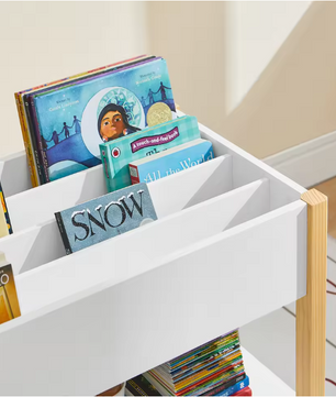 Kinderboekenkast met Speelgoedplank – 85×45×42 cm