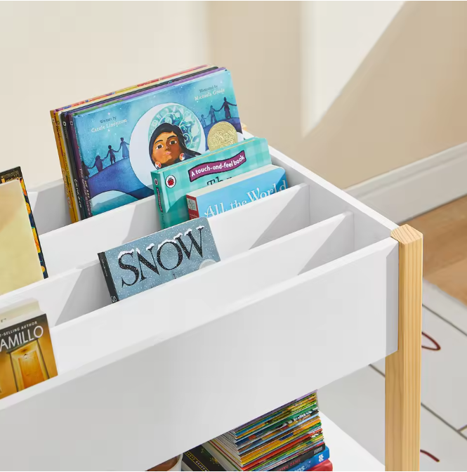 Kinderboekenkast met Speelgoedplank – 85×45×42 cm