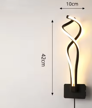 Moderne Minimalistische Wandlamp – LED Verlichting voor Slaapkamer, Woonkamer & Gang