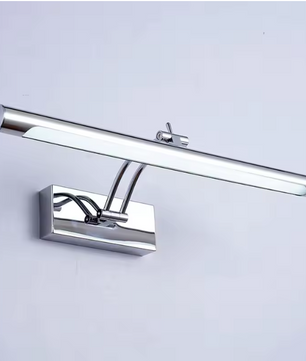 Moderne LED Badkamer Wandlamp – Roestvrij Staal & Waterdicht met Schakelaar