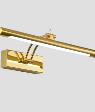 Moderne LED Badkamer Wandlamp – Roestvrij Staal & Waterdicht met Schakelaar