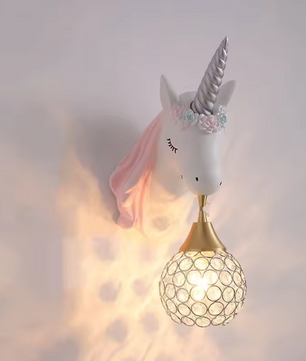 Eenhoorn Wandlamp – Schattige Kinderkamer & Slaapkamer Verlichting