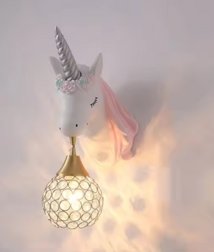 Eenhoorn Wandlamp – Schattige Kinderkamer & Slaapkamer Verlichting