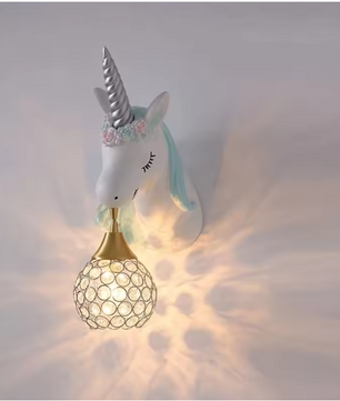 Eenhoorn Wandlamp – Schattige Kinderkamer & Slaapkamer Verlichting