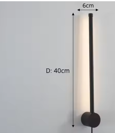 Moderne Minimalistische Wandlamp – LED Verlichting voor Slaapkamer, Woonkamer & Gang