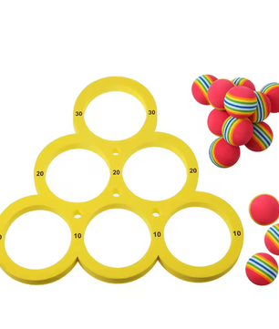Zwembad Drijvend Werpspel – Complete Set met 10 Ballen, Voor Kinderen & Volwassenen