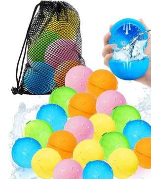 Herbruikbare Zelfsluitende Waterballonnen – Snelvullend Siliconen Waterspeelgoed voor Zomerplezier