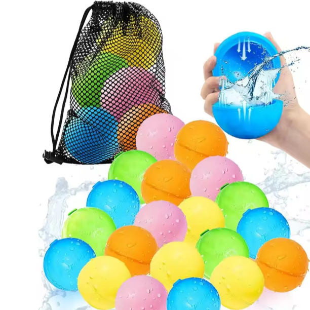 Herbruikbare Zelfsluitende Waterballonnen – Snelvullend Siliconen Waterspeelgoed voor Zomerplezier