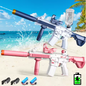 Elektrisch Waterpistool – Automatisch Watergeweer, Oplaadbaar & Krachtige Waterstraal, Ideaal voor Buitenplezier