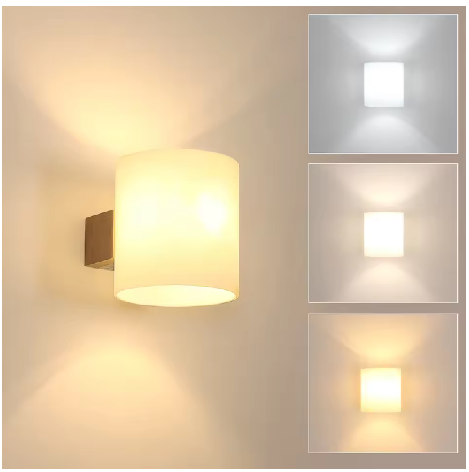 Mengjay Bedlamp – E27 Met Houten Sokkel & Linnen Kap – Scandinavisch Design – Voor Slaapkamer & Woonkamer