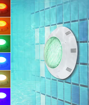 RGB LED Onderwater Zwembadlamp – 29,5 cm, 7 Kleuren & 11 Lichtmodi, IP68 Waterdicht, Inclusief Afstandsbediening