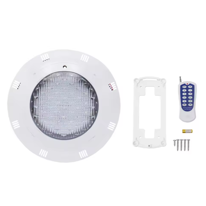 RGB LED Onderwater Zwembadlamp – 29,5 cm, 7 Kleuren & 11 Lichtmodi, IP68 Waterdicht, Inclusief Afstandsbediening