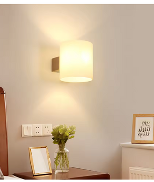 Moderne Houten Wandlamp – E27 LED Verlichting voor Slaapkamer, Hal & Trap