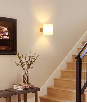 Moderne Houten Wandlamp – E27 LED Verlichting voor Slaapkamer, Hal & Trap