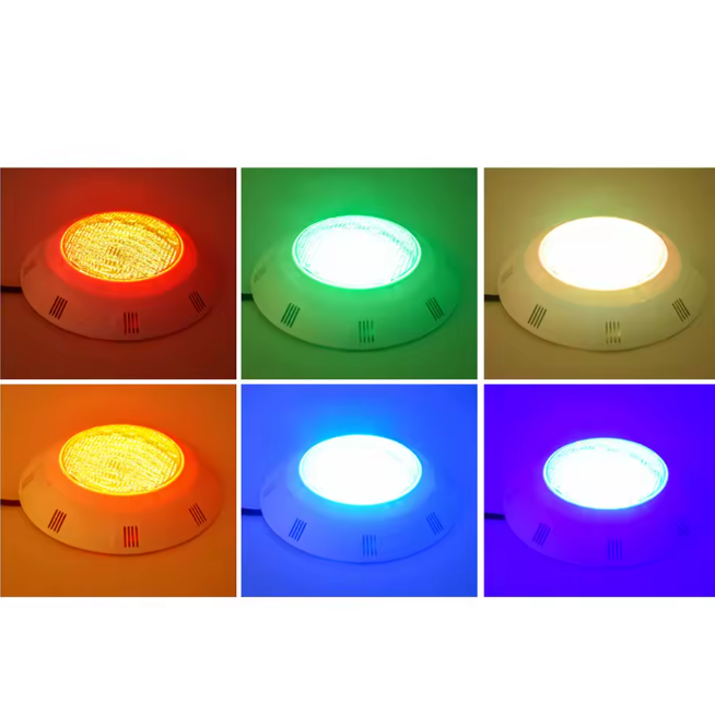 LED Onderwater Zwembadlamp – 7 Kleuren, IP68 Waterdicht, 45W, Inclusief Afstandsbediening