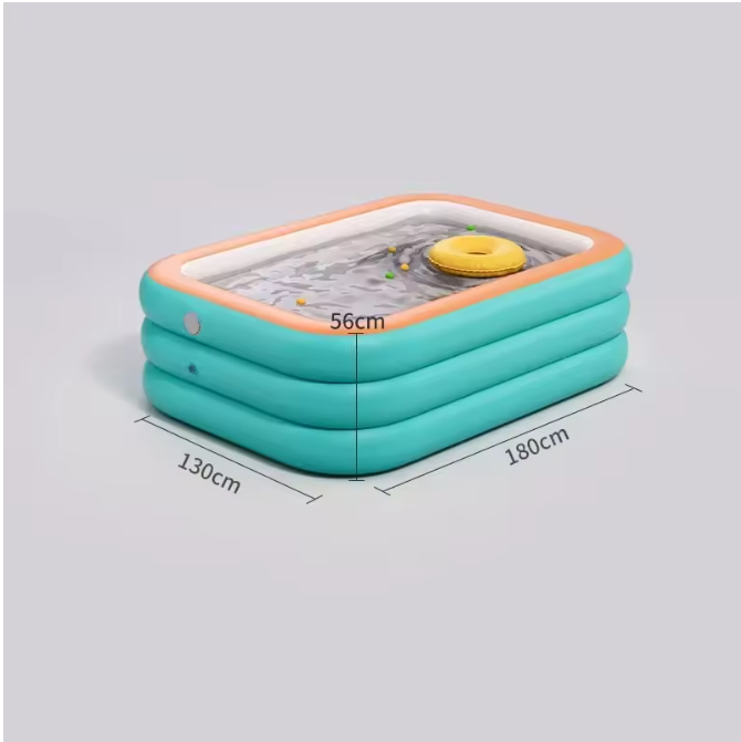 Opblaasbaar Familiezwembad – Duurzaam PVC & Comfortabel Ontwerp voor Tuin en Buitenplezier