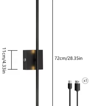 Moderne Oplaadbare LED Wandlamp – Bedradingsvrije Verlichting met Afstandsbediening
