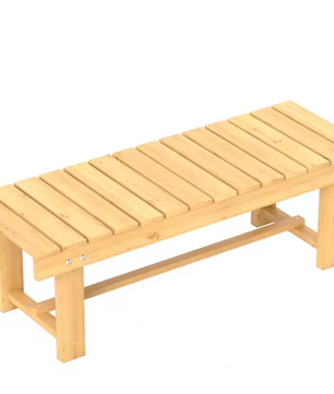 2-zits Tuinbank van Massief Hout – Waterdicht, Duurzaam & Compact, 110 cm Breedte