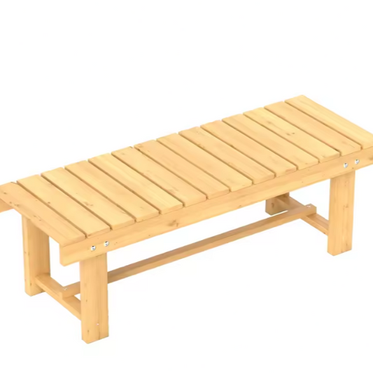 2-zits Tuinbank van Massief Hout – Waterdicht, Duurzaam & Compact, 110 cm Breedte