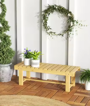 2-zits Tuinbank van Massief Hout – Waterdicht, Duurzaam & Compact, 110 cm Breedte