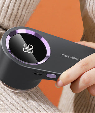Elektrische Pluizenverwijderaar met Display en USB Opladen – Ergonomisch en Krachtig
